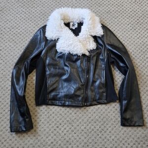 Juicy couture faux leather jacket